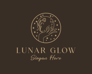 Lunar Herbal Skincare logo design