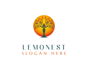 Wellness Woman Tree Logo