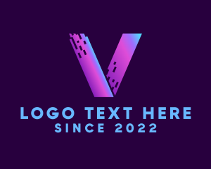 Digital Marketing - Letter V Digital Marketing Agency logo design