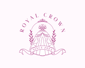 Princess - Fashion Princess Gown logo design