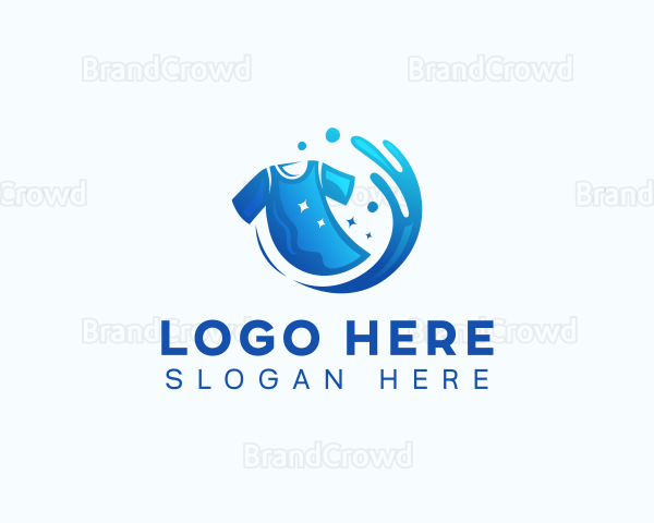 Tshirt Washing Laundry Logo