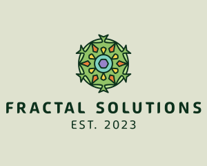 Fractal - Kaleidoscope Interior Decor logo design