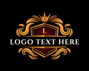 Liquor - Shield Crest Insignia logo design