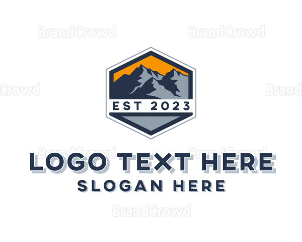 Mountain Outdoor Adventure Logo