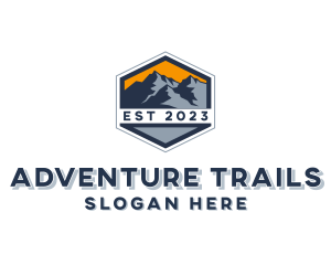 Mountain Outdoor Adventure logo design