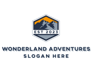 Mountain Outdoor Adventure logo design