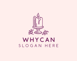 Spiritual Candle Light  Logo