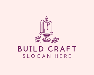 Spiritual Candle Light  logo design