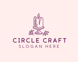 Spiritual Candle Light  logo design