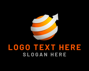 Globe - Digital Media Network logo design