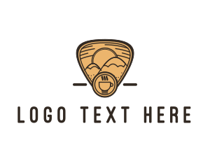 Emblem - Mountain Coffee Cafe logo design
