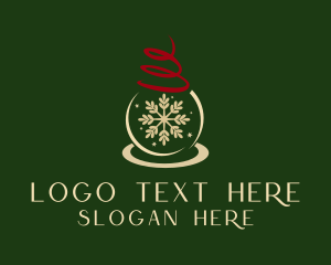 Holiday - Snow Globe Decor logo design