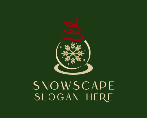 Snow - Snow Globe Decor logo design