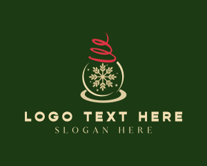 Snow - Snow Globe Decor logo design