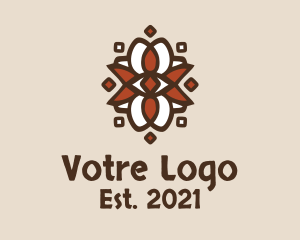 Native - Ancient Aztec Shield logo design