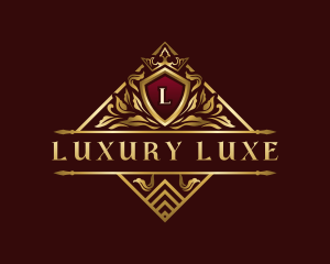 Luxury Crest Monarch logo design