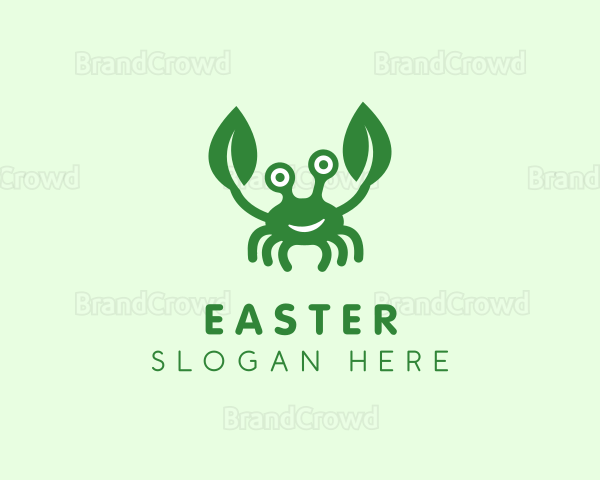 Natural Leaf Crab Logo