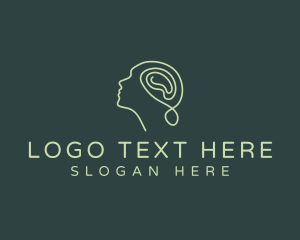 Person - Mental Brain Meditation logo design