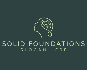 Mental Health - Mental Brain Meditation logo design