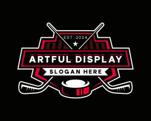 Hockey Sports Athlete logo design