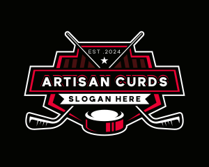 Hockey Sports Athlete logo design