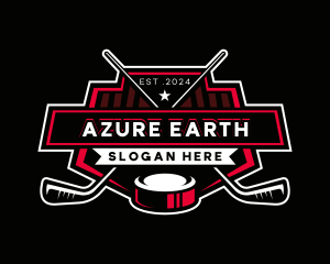 Hockey Sports Athlete logo design