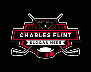 Hockey Sports Athlete logo design