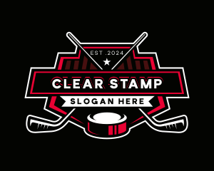 Hockey Sports Athlete logo design