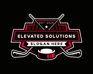 Hockey Sports Athlete logo design