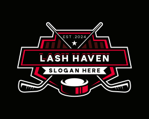 Hockey Sports Athlete logo design