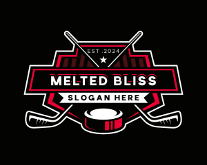 Hockey Sports Athlete logo design