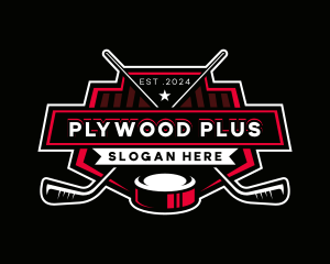 Hockey Sports Athlete logo design