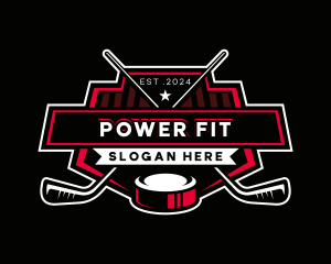 Athlete - Hockey Sports Athlete logo design