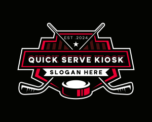 Hockey Sports Athlete logo design