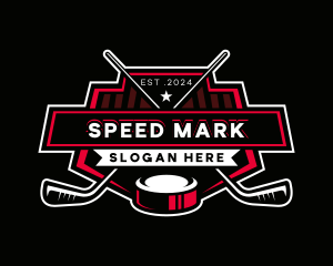 Hockey Sports Athlete logo design