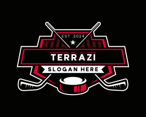 Hockey Sports Athlete logo design