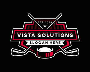 Hockey Sports Athlete logo design