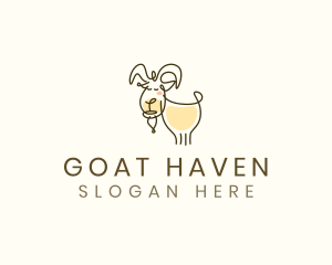 Goat - Ram Goat Farm logo design