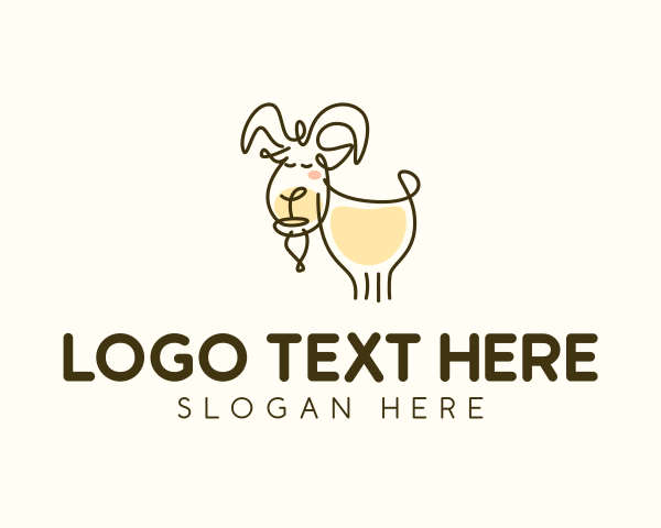 Ram - Ram Goat Farm logo design