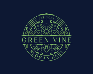 Vine Florist Ornament logo design