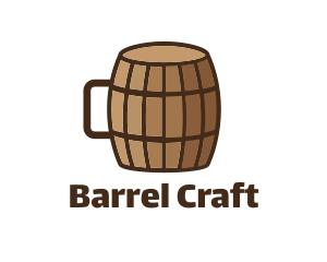 Barrel - Beer Barrel Mug logo design