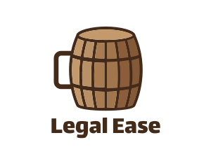 Draft Beer - Beer Barrel Mug logo design