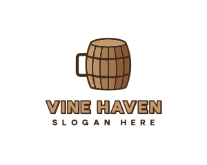 Beer Barrel Mug logo design