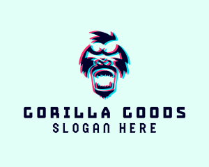 Gaming Angry Gorilla logo design