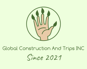 Nature Conservation - Nature Gardener Hand logo design