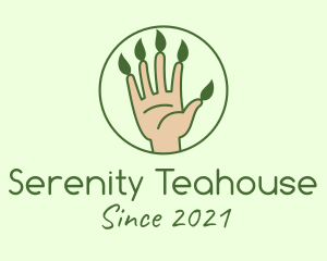 Nature Gardener Hand  logo design