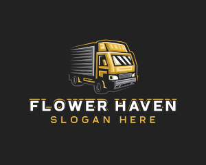 Delivery Truck Logistics Logo