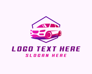 Racing - Car Garage Transportation logo design