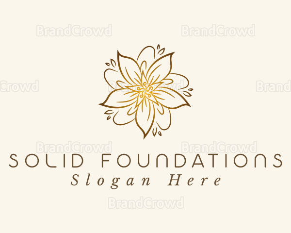 Sakura Luxury Flower Logo