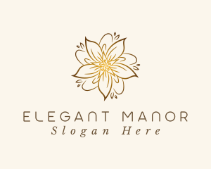 High Class - Sakura Luxury Flower logo design